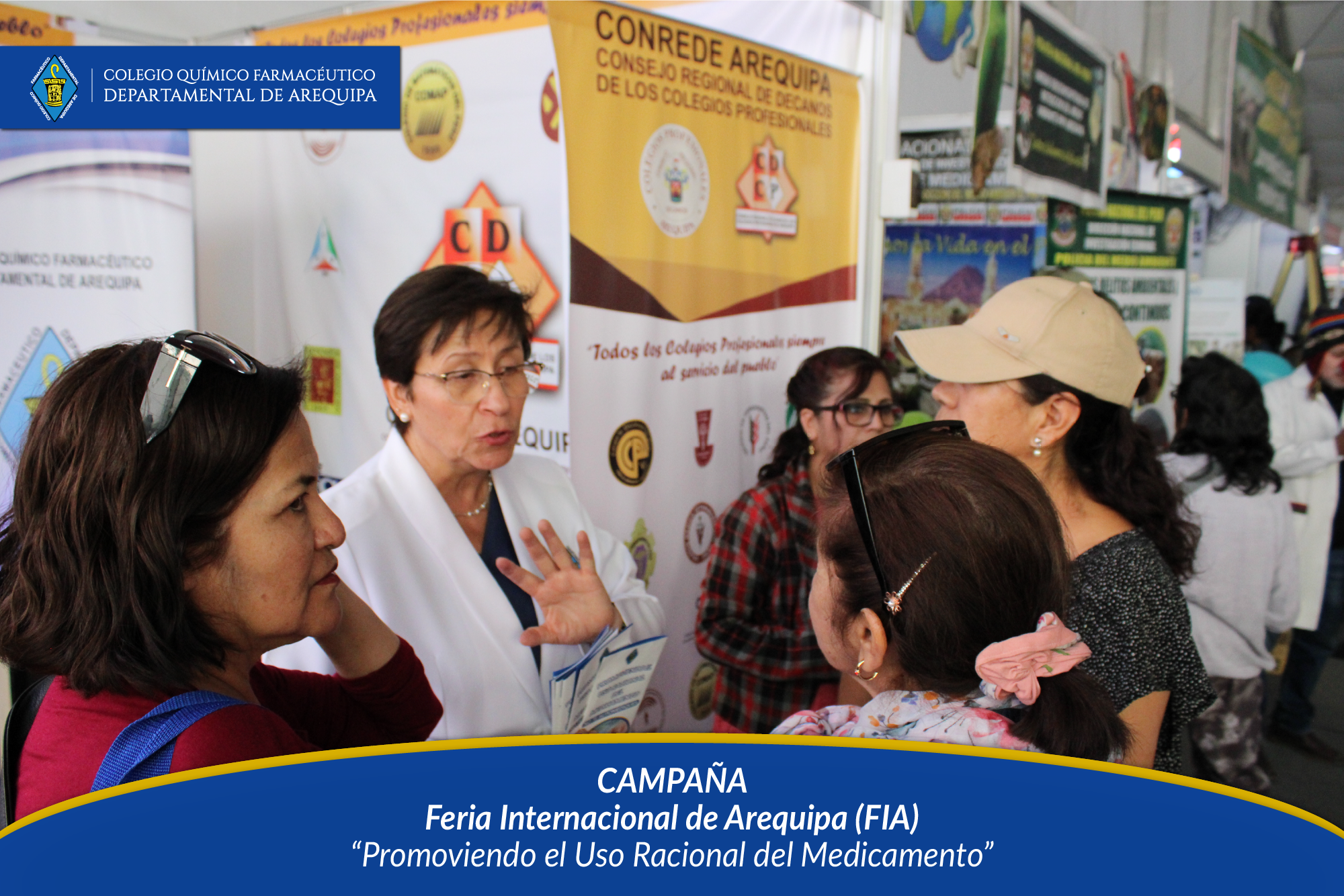 Fomentando el Uso Racional del Medicamento: Una Campaña Exitosa en la Feria Internacional de Arequipa