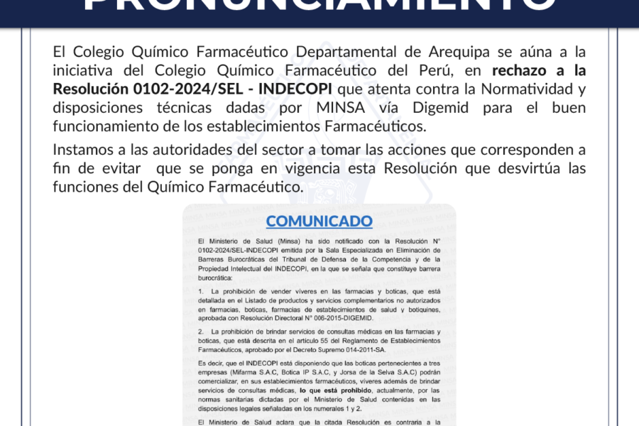 Pronunciamiento Marzo 2024