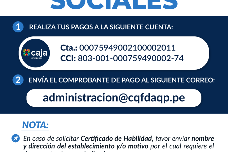 Pago de Cuotas Sociales